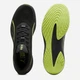 Чоловічі кросівки для бігу Puma Dasher Lite 31258621 47 (12UK) 31 см Puma Black-Flat Dark Gray-Sunny Lime (4070033269640) - зображення 5