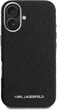 Etui plecki Karl Lagerfeld FW Stamped Karl MagSafe do Apple iPhone 16 Black (KLHMP16SPGKLFOFK) - obraz 3