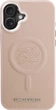 Etui plecki Karl Lagerfeld Initial & Metal Logo MagSafe do Apple iPhone 16 Plus Pink (KLHMP16MPGFKLRDP) - obraz 3
