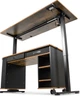 Регулируемый стол Barsky StandUp Loft 140x60x72-118 см с тумбой Brown-Black (BSTLс-01) - изображение 11