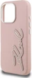 Etui plecki Karl Lagerfeld FW Grained Signature Logo do Apple iPhone 16 Pro Pink (KLHCP16LPGFKSRSP) - obraz 6