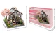 Румбокс Весняна теплиця з сакурою Інтер'єрний конструктор Sakura Greenhouse DIY Miniature House Kit M-2621 + купол - изображение 7