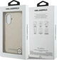 Etui plecki Karl Lagerfeld FW Stamped Karl MagSafe do Apple iPhone 16 Beige (KLHMP16SPGKLFOFE) - obraz 8