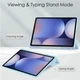 Чехол Clear Acrylic Samsung Galaxy Tab S10+ SM-X820, SM-X826 с местом для стилуса Голубой - изображение 4