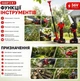 Универсальный аккумуляторный садовый набор 3в1 с двумя АКБ - изображение 9