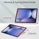 Чехол Clear Acrylic Samsung Galaxy Tab S10+ SM-X820, SM-X826 с местом для стилуса Розовый - изображение 4