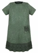 Платье трикотажное хлопковое Турция "Swansea" 60-62 (на бирке 7 ) Хаки 6002 - изображение 4
