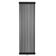 Дизайнерский радиатор Warm Well Column 3 1800×560 вертикальный, черный матовый - изображение 1