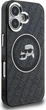 Etui plecki Karl Lagerfeld IML Glitter Karl & Choupette Heads Logo MagSafe do Apple iPhone 16 Black (KLHMP16SHMKBKCHK) - obraz 4
