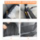 Автомобильное Кресло-переноска для Собак и Кошек NEWPET 2в1 - Премиум Лежанка в Машину с Прочной Фиксацией Ремнями, Страховочным Карабином и Мягкой Ортопедической Подушкой для Мелких и Средних Пород Собак - изображение 4