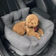 Автомобильное Кресло-переноска для Собак и Кошек NEWPET 2в1 - Премиум Лежанка в Машину с Прочной Фиксацией Ремнями, Страховочным Карабином и Мягкой Ортопедической Подушкой для Мелких и Средних Пород Собак - изображение 7