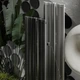 Дизайнерский радиатор Terma Sherwood 1900x540 вертикальный, черный - изображение 4