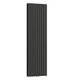 Дизайнерский радиатор Navin Ellipse Double 1800x600 вертикальный, черный (02-245133-6018) - изображение 2