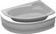 Ванна Swan ADELE 170х110 см R без ног и юбки (А0042075) - изображение 3