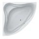 Ванна Swan угловая акриловая ALIA 150х150 см с ножками и экраном (А0045136) - изображение 2