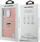 Etui plecki Karl Lagerfeld IML Choupette Head Logo MagSafe do Apple iPhone 16 Pro Pink (KLHMP16LHMKBCHP) - obraz 8