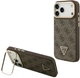 Etui na smartfon Guess 4G PU Triangle Logo & Stand Camera Magsafe do Apple iPhone 17 Pro Max Brown (3666339534462) - obraz 2