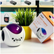Ночник RGB LIGHT с Bluetooth колонкой и FM SD для дома 1 шт белый LS-837 - изображение 6