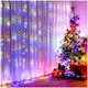 Светодиодная гирлянда штора 3х2м 400 LED для дома USB RGB LS-2788 - изображение 9