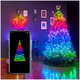 Умная светодиодная гирлянда 10м с Bluetooth для декора дома RGB LS-2304 - изображение 3