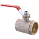 Кульовий кран Waterpro ГГР 1 1/2" ВВ прямий, латунь (WP0134) - зображення 2
