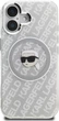 Etui plecki Karl Lagerfeld IML Karl Head Logo MagSafe do Apple iPhone 16 Grey (KLHMP16SHMKBKHG) - obraz 3