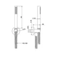 Лейка для душа Bongio Sliding Rail 830CR0EPR ABS пластик, хром - изображение 2