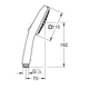 Лейка для душа Grohe Tempesta Cube 110 пластик, черный матовый (267462433) - изображение 10