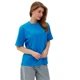 Футболка базова oversize Premium блакитна розмір XS - зображення 5