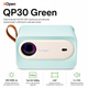 Проектор портативный AOpen Fire Legend QP30 LCD FHD 7500 лм HDMI Wi-Fi Green (MR.P0B11.001) - изображение 1