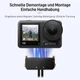 Магнитный держатель DJI для Osmo Action 5 Pro Черно-золотой (102112410) - изображение 2