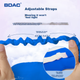 Маска для сна BDAC шелковая детская с рисунком космонавта - изображение 8