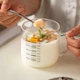 Стакан-мешалка Onlycook боросиликатный, с крышкой и мерной шкалой, для молока и сока - изображение 6