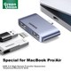 Док-станция расширения UGREEN Type-C, адаптер USB-C, разветвитель USB 3.0, док-станция с прямым подключением 2-входовых разъемов, совместима с ноутбуками Macbook и Huawei, конвертер для телефонов и планшетов. - изображение 10