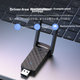 Бездротова мережева карта COMFAST Dual-Band 5G 1300M без драйверів USB 3.0 для настільних комп'ютерів, зовнішній WiFi приймач для ноутбуків, бездротовий мережевий роз'єм 922AC - зображення 4