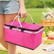 Термосумка складная A-PLUS 48 х 28 x 23 см 372 FB Розовый - изображение 6