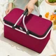 Складна термосумка A-PLUS 48 х 28 x 23 см 372 FB Бордовий - зображення 5