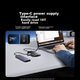 UGREEN USB 3.2 Hub Splitter, 10 Гбит/с высокоскоростная док-станция расширения с несколькими интерфейсами, концентратор 3.2 Gen2, удлинительный кабель для ноутбука. - изображение 6