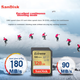 Карта памяти SANDISK Extreme SDXC 128GB Class 10 UHS-I U3 V30 (SDSDXV5-128G-ZNCIN) - изображение 6
