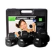 Набір гантелей у кейсі 9 кг. PowerPlay 4121 Fitness Dumbells (2шт.*1кг. 2шт.*1,5кг. 2шт.*2кг.) - зображення 1