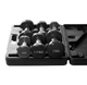 Набір гантелей у кейсі 9 кг. PowerPlay 4121 Fitness Dumbells (2шт.*1кг. 2шт.*1,5кг. 2шт.*2кг.) - зображення 2