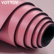 Килимок для йоги Yottoy з натурального каучуку, нековзний, розширений та подовжений, екологічно чистий килимок, килимок для підлоги з ПУ для домашнього та фітнес-використання - изображение 6