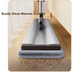 Швабра Jiabangshou Rainbow Flat Mop, 40 см, 2 тканевые насадки для домашнего использования, уборка без рук, насадка из алюминиевого сплава 2026, чудо для уборки пола. - изображение 7