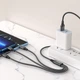 Data - кабель Hoco X76 3in1 Type-C / Lightning / Micro-USB 1m, 2A, Black - зображення 3