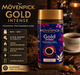 Растворимый кофе Movenpick Gold Intense 200 г натуральная гранулированная арабика робуста в стеклянной банке - изображение 1