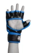Рукавиці для MMA PowerPlay 3058 чорні/сині L (PP_3058_L_Black/Blue) - изображение 4