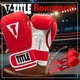 Боксерские перчатки TITLE Boxing Pro Style Leather Gloves3.0 Red/White 14 oz (бинты 4м. в комплекте) - изображение 2