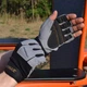 Рукавички для фітнесу MadMax MFG-871 Damasteel Grey/Black M - зображення 9