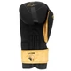 Боксерські рукавиці PowerPlay 3024 Ultra Mat чорні/золотисті 16 унцій (PP_3024_16oz_Bl/Gold) - изображение 3
