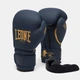 Боксерские перчатки Leone GN059B Blue Edition 16 унций (капу в комплекте) - изображение 1
